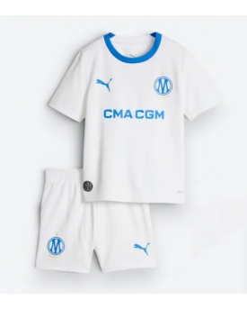 Billige Fotballdrakt Olympique de Marseille Replika Hjemmedraktsett Barn 2026-27 Kortermet (med bukser)